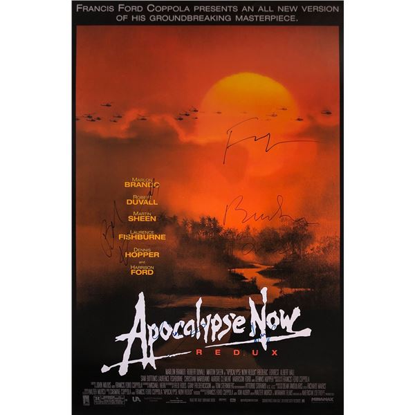 Apocalypse Now Marlon Brandon Signed Poster
