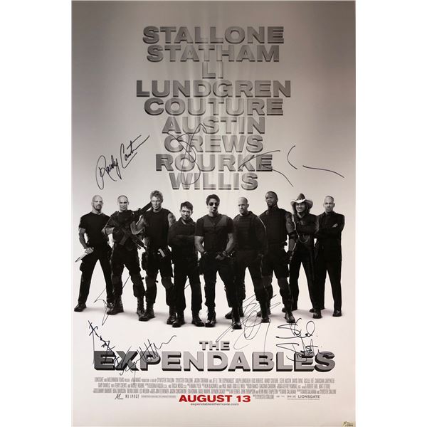 Expendables 1 Signed Poster