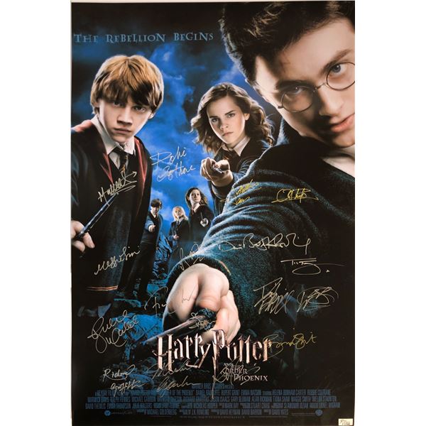 Harry Potter Order of Phoenix Signed Poster