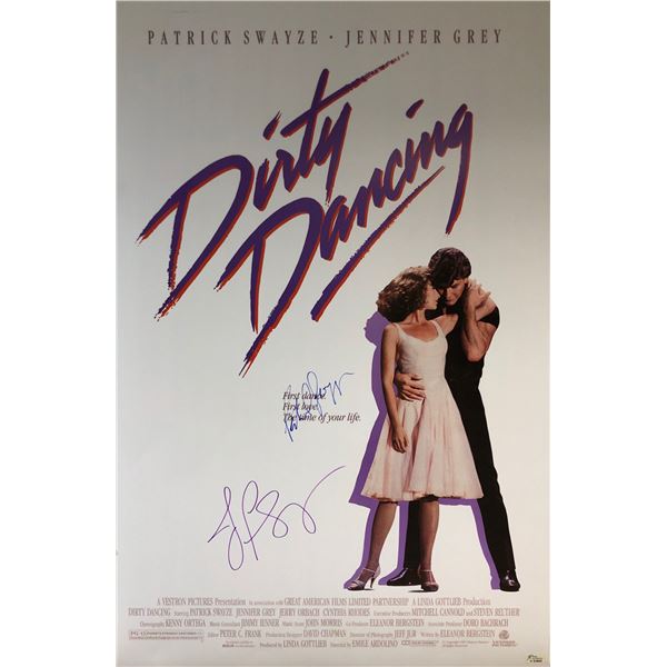 Dirty Dancing Patrick Swayze Signed Poster