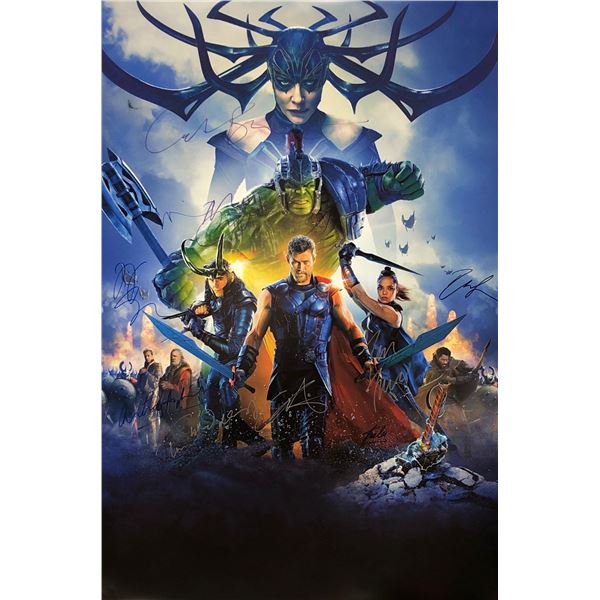 Signed Thor Promo Ragnarok Poster