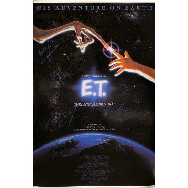 Signed ET Drew Barrymore Poster