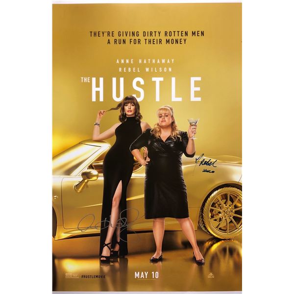 Hustle PosterAnne Hathaway Rebel Wilson Autographed Signed