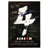 Image 1 : Scream 4 Poster Neve Campbell Wes Craven Autographed Signed