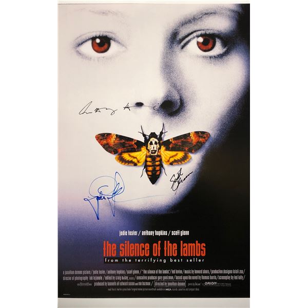 Silence of the Lamb Poster Jodi Foster Autographed Signed