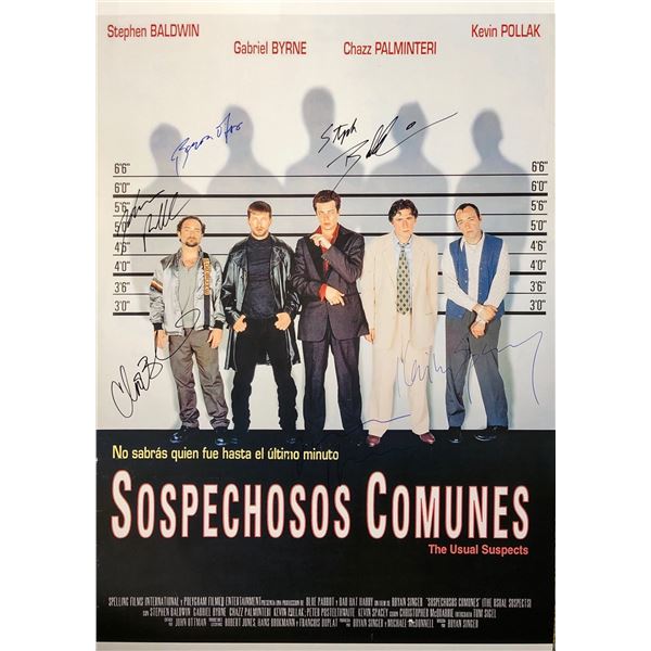 Usual Suspects Poster Kevin Spacey Autographed Signed