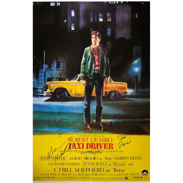 Taxi Driver Poster Robert De Niro Autographed Signed