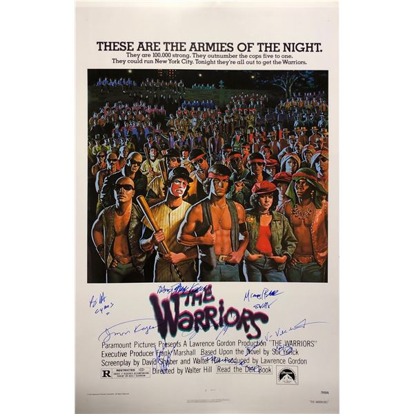 Warriors Poster Roger Hill Irwin Keyes Autographed Signed