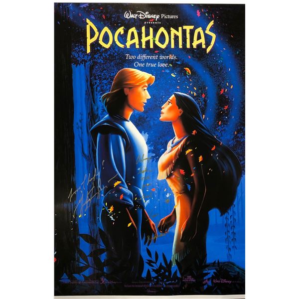 Pocahontas Poster Irene Bedard Autographed  Signed