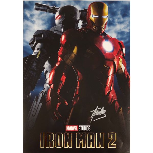 Marvel Iron Man Mini Poster Stan Lee Signed