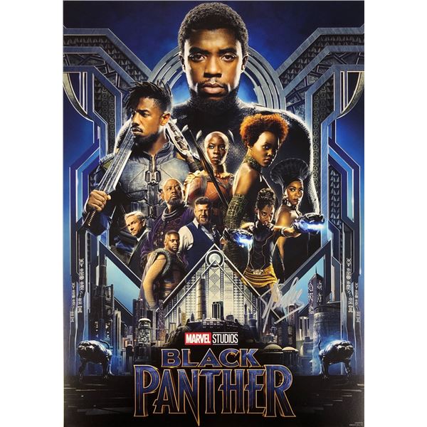 Marvel Black Panther Mini Poster Stan Lee Signed