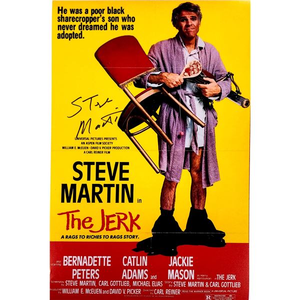 Steve Martin Autograph Signed The Jerk Poster