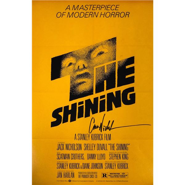 Jack Nicholson Shelly Duvall Autograph Signed Shining Poster