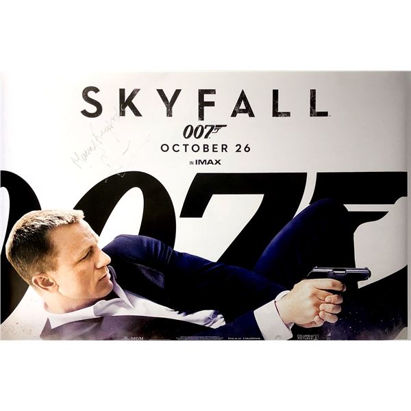 Daniel Craig Autograph Signed James Bond 007 Skyfall Poster