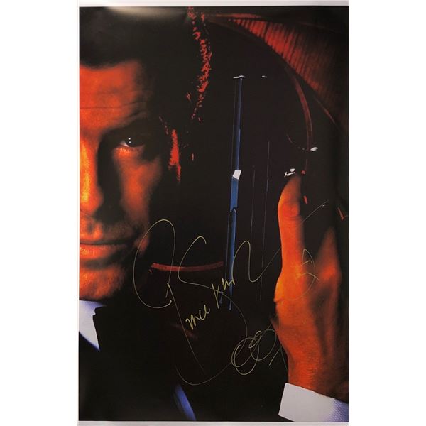 Pierce Brosnan Autograph Signed James Bond 007 Poster