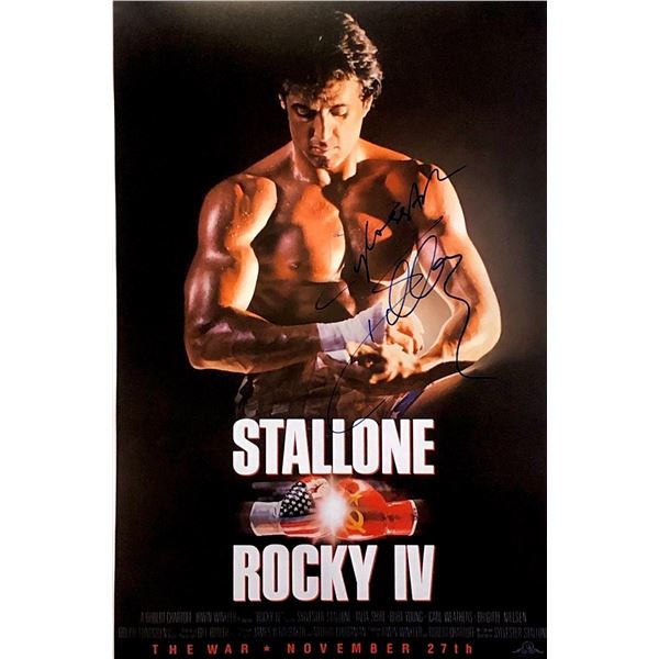 Sylvester Stallone Autograph Signed Rocky Poster