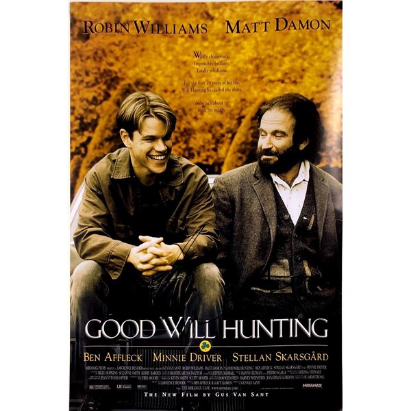 Robin Williams Autograph Signed Good Will Hunting Poster