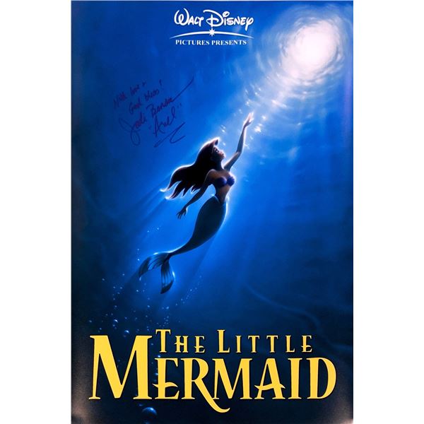 Jodi Benson Autograph Signed Litle Mermaid Poster