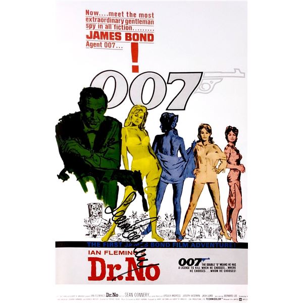 Sean Connery Autograph Signed James Bond 007 Poster