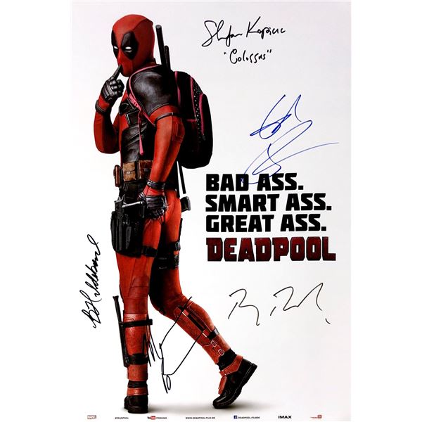 Ryan Reynolds Autograph Signed Deadpool Poster