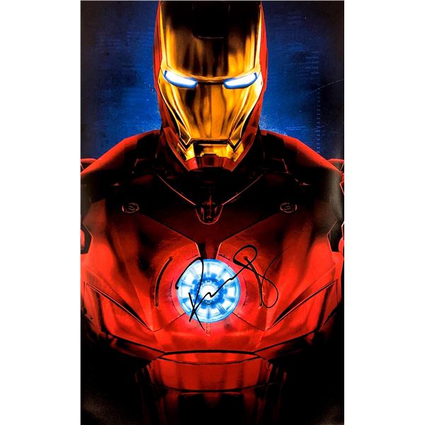 Robert Downey Jr Autograph Signed Iron Man Poster