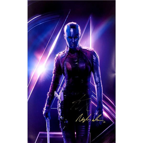 Karen Gillan Autograph Signed Guardians of the Galaxy Poster