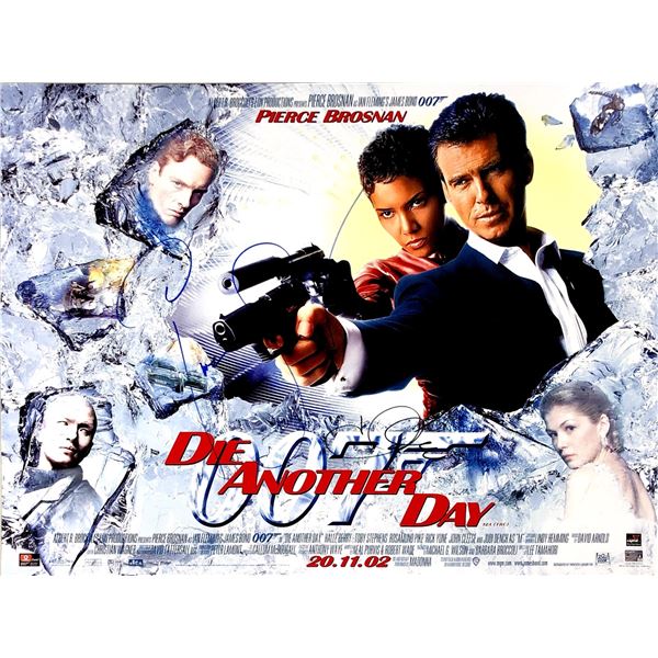 Pierce Brosnan Autograph Signed James Bond 007 Poster