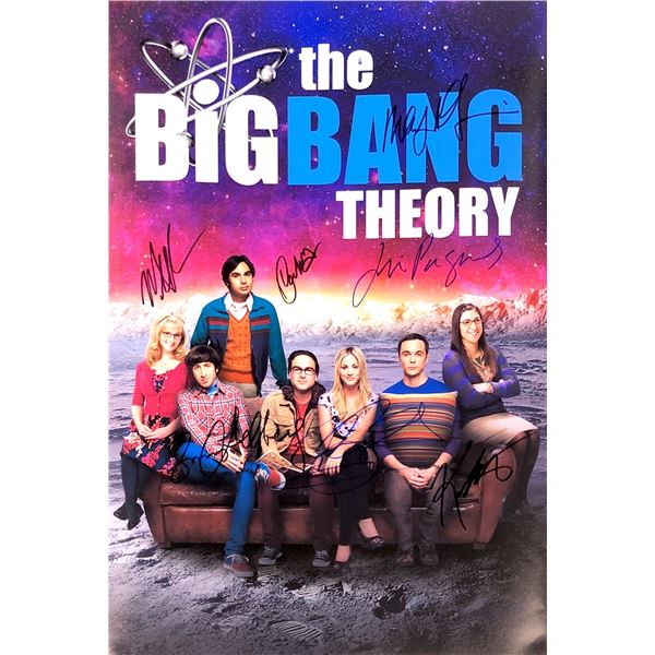 Kaley Cuoco Autograph Signed Big Bang Thoery Poster