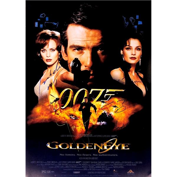Pierce Brosnan Autograph Signed James Bond 007 Poster