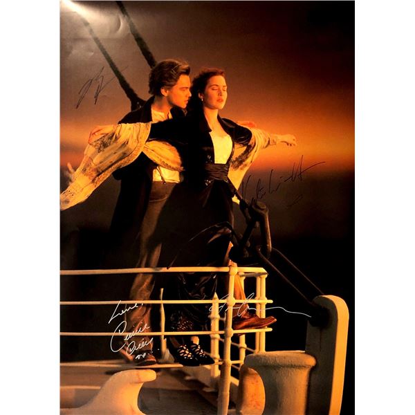 Kate Winslet Autograph Signed Titanic Poster