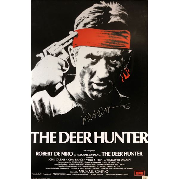 Robert De Niro Autograph Signed Deer Hunter Poster