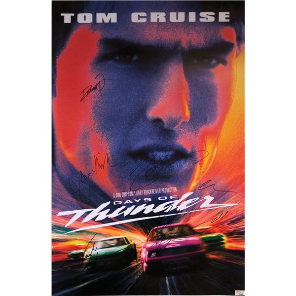 Tom Cruise Autograph Signed Days of Thunder Poster