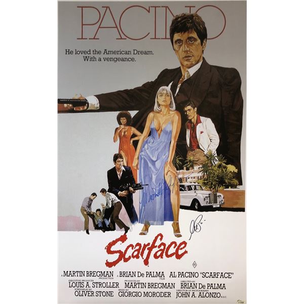 Al Pacino Autograph Signed Scarface Poster