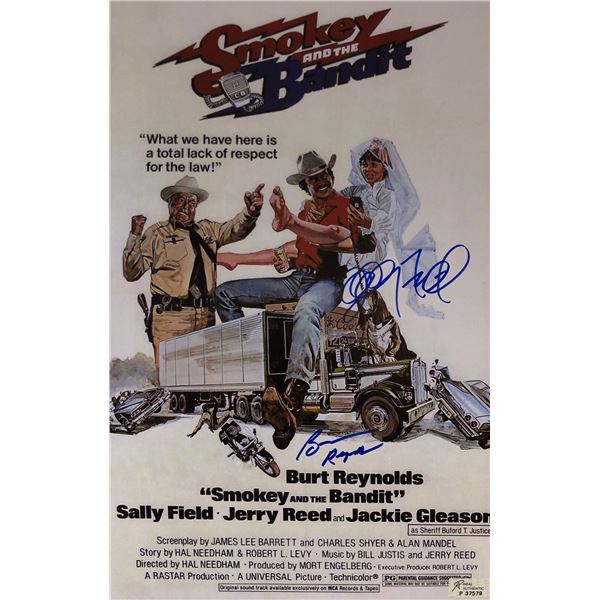 Sally Field Autograph Signed Smokey and Bandit Poster