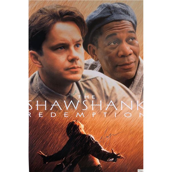 Morgan Freeman Autograph Signed Shawshank Redemption Poster