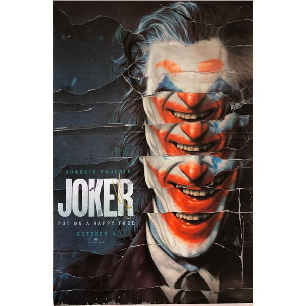 Joaquin Phoenix Autograph Signed Joker Poster