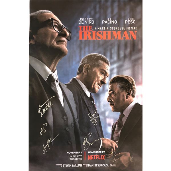 Al Pacino Autograph Signed Irishman Poster