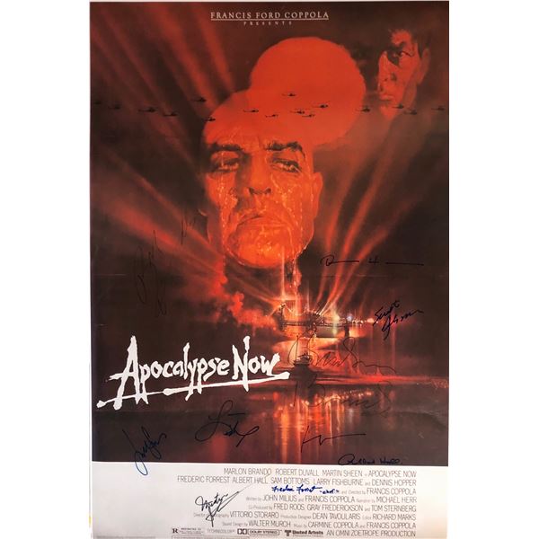 Marlon Brandon Autograph Signed Apocalypse Now Poster