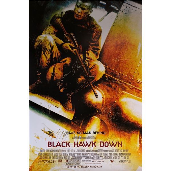 Ewan McGregor Autograph Signed Black Hawk Down Poster