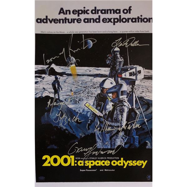 Gary Lockwood Autograph Signed 2001 Space Odyssey Poster