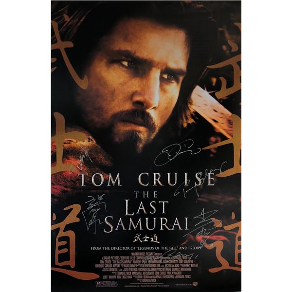 Tom Cruise Autograph Signed Last Samurai Poster