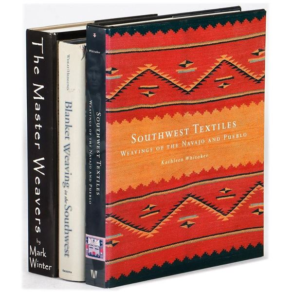 Three important references on Navajo and Pueblo weaving.
