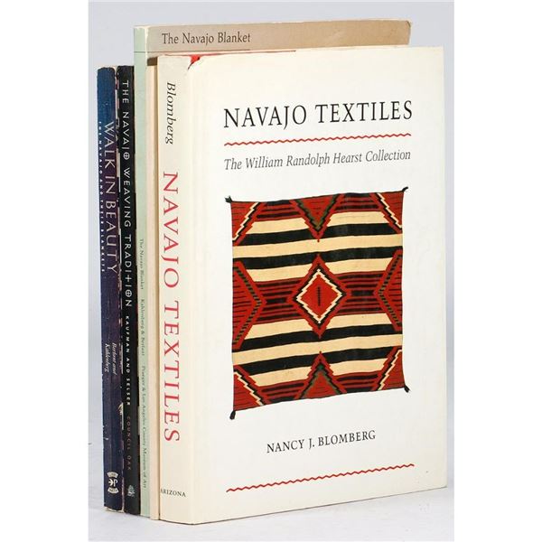 Five books on Navajo weaving.