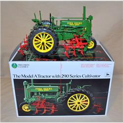 JD Model A on rubber w/ 290 Cultivator Precision Classic