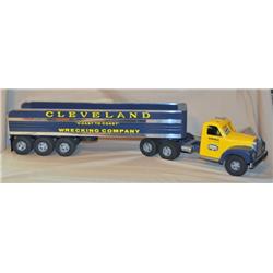 Custom S-M Cleveland Wrecking Company Truck w/ open Top Trailer