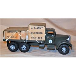 S0M US Army Cargo Flatbed Truck w/ tarp & load