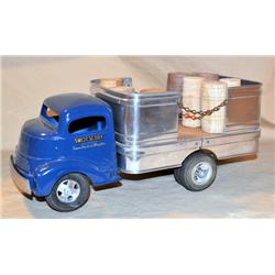 SM GMC Cabover Barrel Truck w/ several barrels