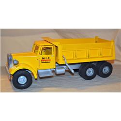 S-M MIC Yellow Tandem Mack Dump Truck