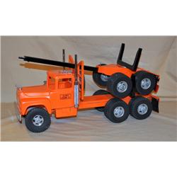 Custom Allen's Toy Co. "Allen's Logging" Mack Truck w/ Pup Trailer