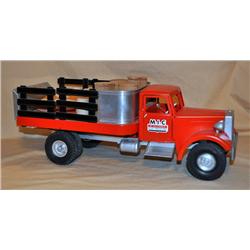 S-M Mack MIC Barrel Truck w/ Lift Gate & barrels
